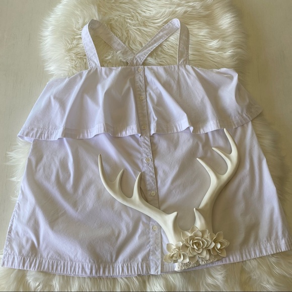 Michael Kors, Blouse, Loose Blouse, White, XL - Picture 2 of 16